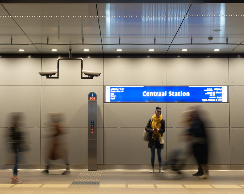 Amsterdam gare Centraal Metro